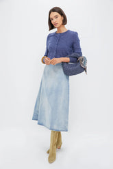 Acid Wash Denim Britt Skirt